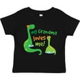 thumbnail image 3 of Inktastic Grandma Loves Me Grandchild Dinosaur Boys Toddler T-Shirt, 3 of 5