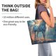 thumbnail image 2 of Fotbe Forest Lake White Horse Bolsa Tote Estética de Lona con Estampado para Mujer - Bolsa Reutilizable de Hombro Casual para Vacaciones, Compras, Trabajo y Gimnasio, 2 of 8