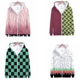 thumbnail image 2 of Demon Slayer-sudaderas con capucha 3D para hombres y niños, disfraces de Kimetsu no Yaiba, chaqueta con cremallera de Anime 3D, ropa de calle para adultos y niños, 2 of 4