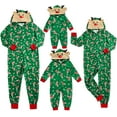 thumbnail image 3 of Viworld Family Christmas Pajamas Matching Sets Christmas Elk Printed Plaid Pattern Sleepwear Christmas Pajamas Nightwear Pajamas PJS Set, 3 of 6