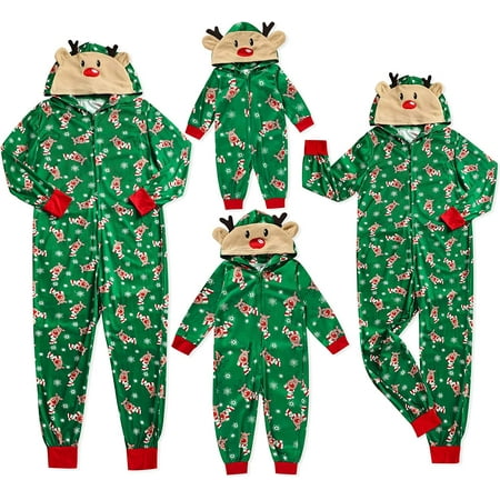 

Viworld Family Matching Christmas Pajamas Sets Long Sleeve Top & Long Pants Holiday Sleepwear for Baby Kids Women/Men/Couples