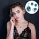 thumbnail image 1 of Pendientes para mujer, regalos para mujer, conjunto de joyas de moda, pendientes de cristal, collar, joyería de boda para mujer, pendientes, collar, 1 of 4
