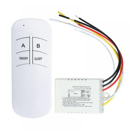 

Wireless Remote Control Light Switch 220V Receiver Transmitter ON/OFF Digital 1/2/3 Way Wall Remote Control Switch Lamp