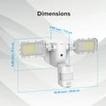 thumbnail image 5 of SANSI LED Outdoor Security Floodlight, Motion Sensor, 10000 Lumens, 5000K, IP65 Waterproof, Dusk to Dawn Lighting, 5 of 7