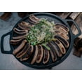 thumbnail image 6 of Solo Stove Bonfire Griddle + Hub, Cast Iron Cookware with Stainless steel Hub for 8” Elevation, Addition to Bonfire fire pit, Weight: 19.5lbs , Cooking surface diameter 17.75", 6 of 7
