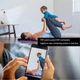 thumbnail image 3 of 1080P Wifi 120 Degree P2P Ir cUT night Vision Baby Camera Monitor System White, 3 of 5