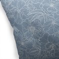 thumbnail image 4 of Flower Power Blue Accent Pillow by Kavka Designs, 4 of 5