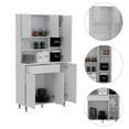 thumbnail image 2 of TUHOME Della 90 Kitchen Pantry  Engineered Wood Pantries in  White, 2 of 9