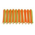 thumbnail image 2 of Rodillos para rizar el cabello de 80 piezas con bandas elásticas, 8 tamaños variados, fácil de usar en cabello seco o húmedo, sin necesidad de horquillas, ideal para lograr rizos voluminosos y, 2 of 7
