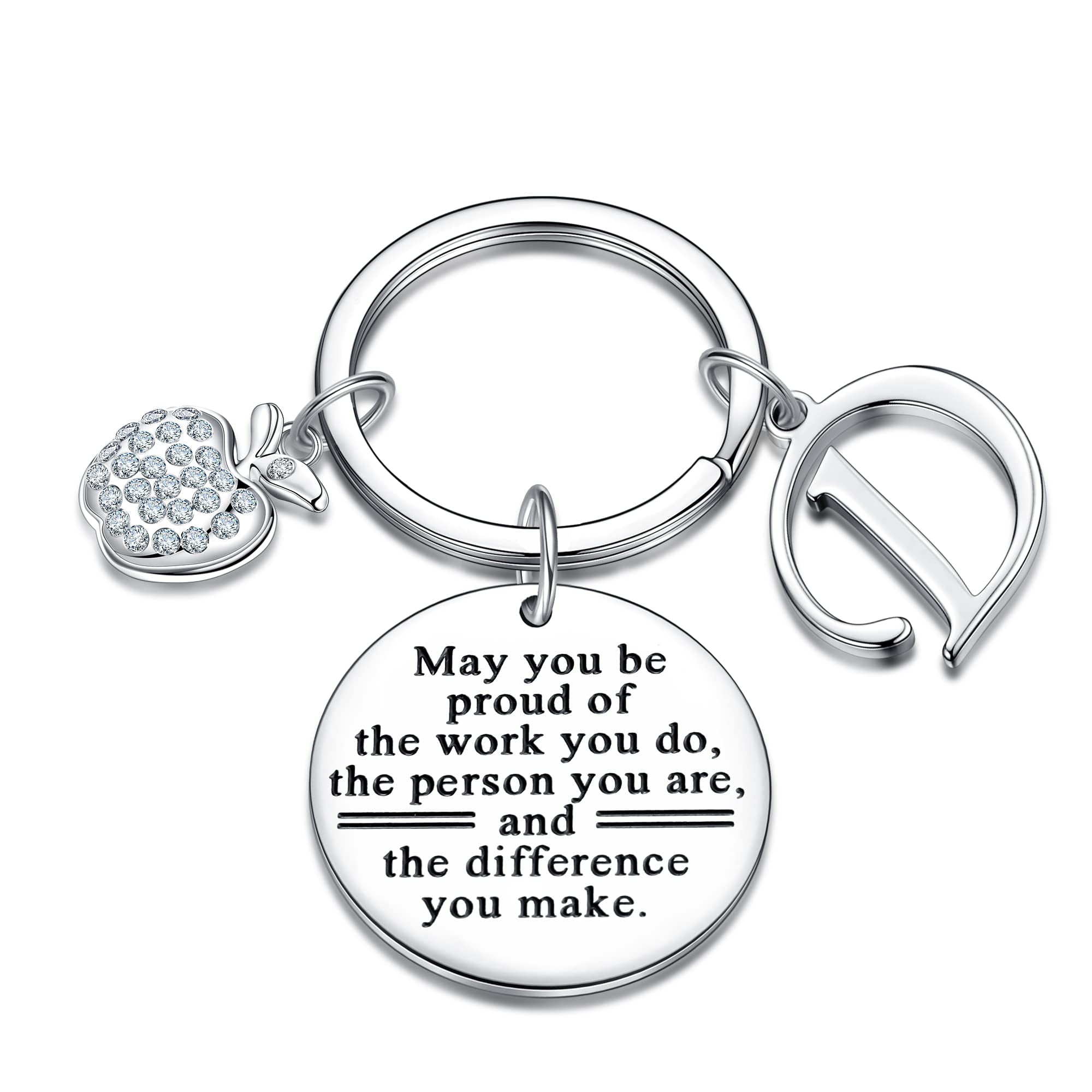 AUNOOL Teacher Gifts For Women Stainless Steel Teacher Keychain End Of aunool-teacher-gifts-for-women-stainless-steel-teacher-keychain-end-of