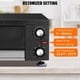 thumbnail image 3 of Horno de Pizza Eléctrico de 1100W, Horno Comercial de Acero Inoxidable, Cocina de Pizza de Sobremesa con Bandeja para Migajas y Temporizador, 3 of 7