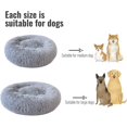 thumbnail image 4 of Perrera redonda, cesta redonda para perros o gatos, cama lavable para perros, bonita y suave para perros (60cm, gris claro) Feliz Sencillez, 4 of 4