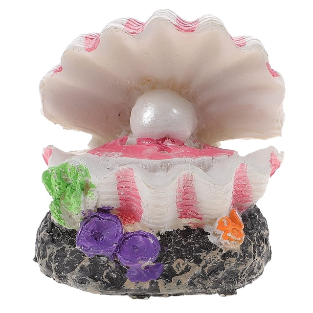 1 pieza de piedra de burbuja, decoración de concha para pecera, decoraciones para pecera de aire, adornos para pecera, concha, decoración para acuario