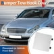thumbnail image 2 of Cubierta del gancho de remolque del parachoques delantero de Unique Bargains en tono plateado, compatible con Mercedes-Benz CLS W219 2004-2007 No.A2198850026, 2 of 6