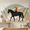 C, variant on XaaKee Tapestry Wall Hanging, Bohemian Illustration Equestrian Art, High-Quality Polyester Large Wall Tapestry 60x40Inch