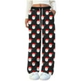thumbnail image 6 of Oksale Cute Santa Claus Pajama Pants for Women Fuzzy Flannel Christmas Sleepwear with Pockets Casual Elastic Drawstring Loungewear for Holiday 2026 Black M, 6 of 6