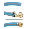 thumbnail image 2 of Brass 5/8 Inch Male Thread Garden Hose Connectors Repair Mender with Clamps, 2 of 3
