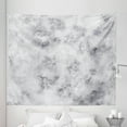 thumbnail image 1 of Marble Print Tapestry, Granite Surface Pattern Stormy Details Natural Mineral Formation, Fabric Wall Hanging Decor for Bedroom Living Room Dorm, 5 Sizes, Pale Grey Dust, by Ambesonne, 1 of 1