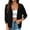 503_Black, variant on Jxximdong Cardigans for Women, Solid Color V Tie with Lace Buttons Imitation Ice Long Sleeved Knitted Cardigan, Women's Bolero Shrugs Black