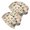 Beige Christmas Santa and Animal Pattern, variant on Christmas Snowman Snowflake Dot Pattern 2 Pack Slouchy Beanie Hat, Outdoor Running Hat with Stretchy Fabric & Soft Texture, Warm Thermal Gifts for Unisex Men Women