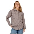 thumbnail image 2 of Free Country Women's Trailblazer Quilted Shacket Taupe Chill S, 2 of 6