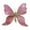 Pink, variant on Wadada Christmas Tree Butterfly Decorations Glitter Hollow Butterfly Ornaments Hanging Butterfly Decorations with Clips and Stems for Xmas Holiday Crafts and Christmas Tree (White)