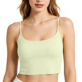 thumbnail image 7 of GZWYHT Women's Camisole with Built in Bra Women's Tanks & Camis Basic Tank Tops Sports Bra Tank Top Women's Layering Tank Tops Cami Tank Tops for Women Green L, 7 of 7