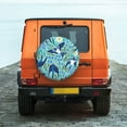 thumbnail image 2 of Fotbe Flying Swallows Spare Tire Cover Thickening Universal Fit for Jeep, Trailer, RV, SUV, Truck, Tough Tire Wheel Soft Cover-14 inch, 2 of 9