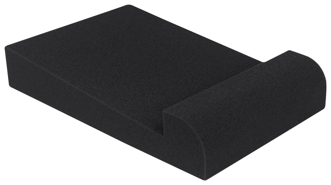 Rockville RRS190S Studio Monitor Isolation Pads High-Density Acoustic Foam Charcoal Gray