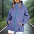 thumbnail image 2 of Casual Jackets For Women Stylish And Functional Windproof Insulated Jacket For Couples Lightweight Layering For Outdoor Activities,Purple2,XXL, 2 of 4