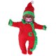 thumbnail image 2 of Muñeca infantil Reborn de vinilo de 16 pulgadas, encantadora muñeca afroamericana con ropa, chupete, decoración de regalo, 2 of 8