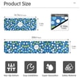 thumbnail image 3 of Yayeee Faucet Mat for Kitchen Sink 30" Diatomite Long Splash Guard Pad, Blue Dots, 3 of 7