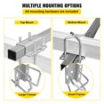 thumbnail image 4 of VEVOR Boat Trailer Guide-on, 22", 2PCS Steel Trailer Post Guide ons, with White PVC Tube Covers, Complete Mounting Accessories Included, for Ski Boat, Fishing Boat or Sailboat Trailer, 4 of 9