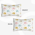 thumbnail image 2 of Daiia Little Elephant Bedding Waterproof Pillow Protector Zippered Queen – Bed Bug Proof Pillow Encasement-16"x24", 2 of 6