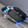 thumbnail image 4 of Guardoinrt Sensitive Button Gaming Mouse Frosted Skid-proof Computer Mice Backlit Laptop Accessaries, Black, Voiced, 4 of 6