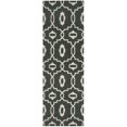 thumbnail image 1 of Safavieh Dhurries Chocolate Contemporary Rug - Runner 2'6" x 8', 1 of 2