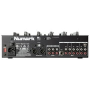 Numark M6 USB 4 Channel DJ Mixer with Audio Interface, 3 Band EQ, Microphone Input