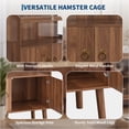 thumbnail image 5 of 40" Wooden Hamster Cage – Built-in Storage & Acrylic Panels, Large Small Pet Enclosure for Guinea Pigs & Hamsters, 5 of 8