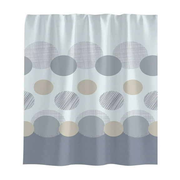 Qholemyo Polyester Shower Curtain 70.87x70.87in Waterproof Mildew Proof Foldable Easy Clean Large Coverage Bathroom