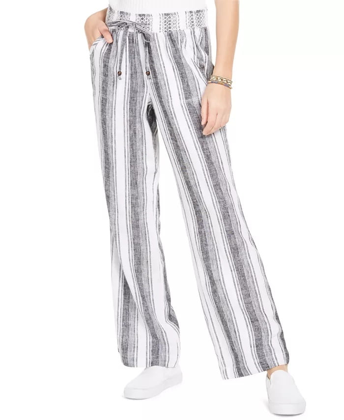 Sound Style Women's Striped Wide Leg 