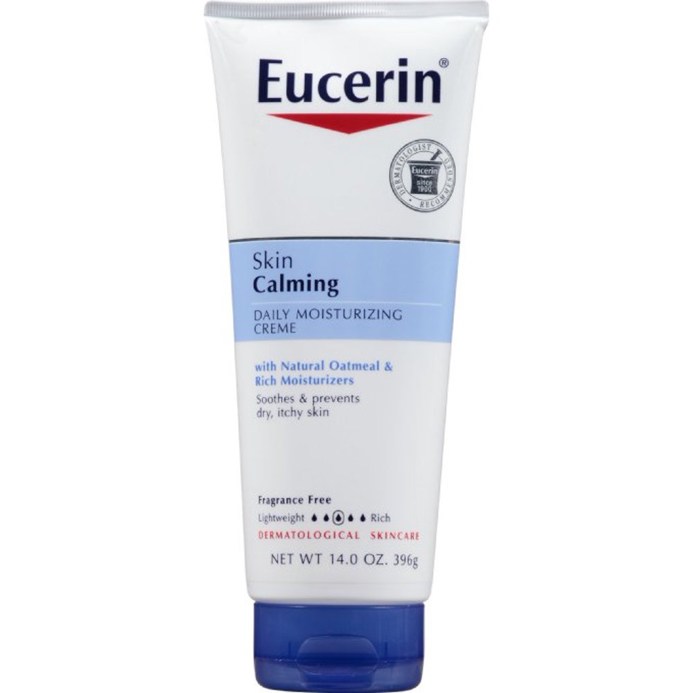 Eucerin Skin Calming Natural Oatmeal Enriched Moisture Cream, 14 Fl. Oz