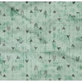 thumbnail image 4 of oneOone Cotton Poplin Twill Light Grayish Green Fabric Texture & Triangle Geometric Craft Projects Decor Fabric Printed By The Yard 56 Inch Wide, 4 of 4