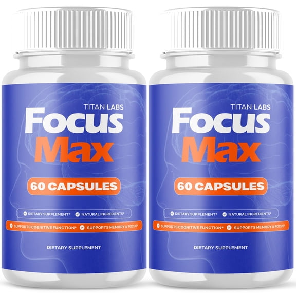 Focus Max Advanced Brain Support Formula Supplement FocusMax 120 Capsules