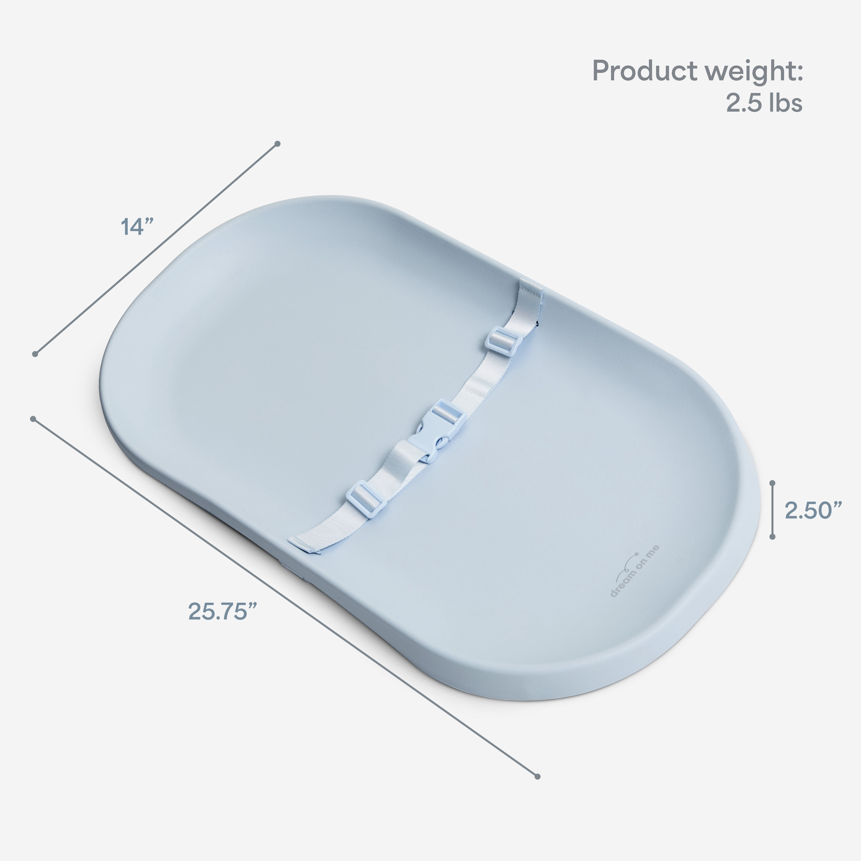 Dream On Me Lotti Love Changing Pad, Raindrop Blue