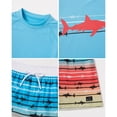 thumbnail image 4 of Big Chill Boys Rash Guard Swim Set - UPF 50+ Long Sleeve Shirt & Board Shorts, 2 Piece/4 Piece, 4 of 7