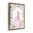 thumbnail image 2 of Stupell Industries Shabby Chic Graceful Princess Love Brown Floating Frame Canvas Art, 17 x 21, by Christine Simpson Art, 2 of 8