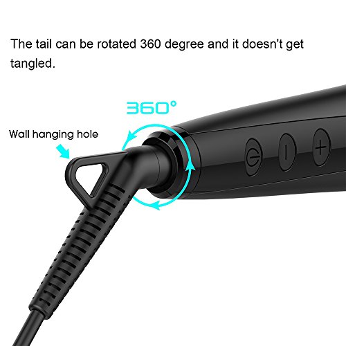 2 in 1 mch heating ionic straightener brush