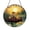 Acrylic 3.5 Inch, variant on Sunset Fishing Scene Round Suncatcher – Stained Glass Style Window Decoration