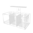 thumbnail image 3 of Yinanstore Bol de Réservoir Betta Centre de Table de Salon Ornement Bureau Intérieur Panier Aquarium Réservoir Transparent, 3 of 8