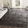 thumbnail image 2 of Garvee 5ftx7ft Modern Abstract Area Rug Ombre Print Accent Carpet, Non Slip Washable Rug Home Decor Floor Mat for Living Room Bedroom Dining Room, Black Gray, 2 of 8